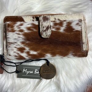 Myra Bag Spotted Cowhide Wallet